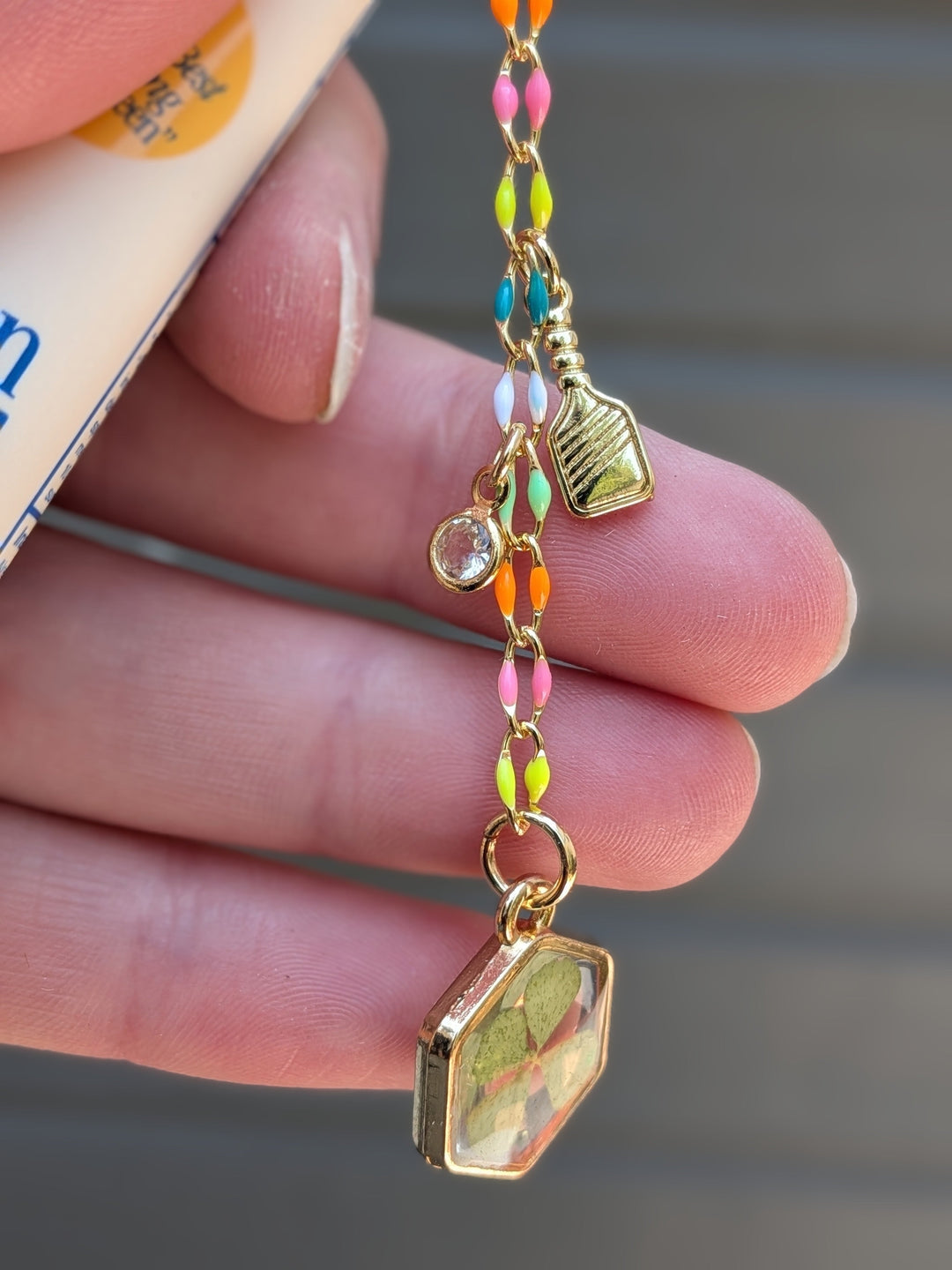 Mini Sunscreen with Pickleball Charm