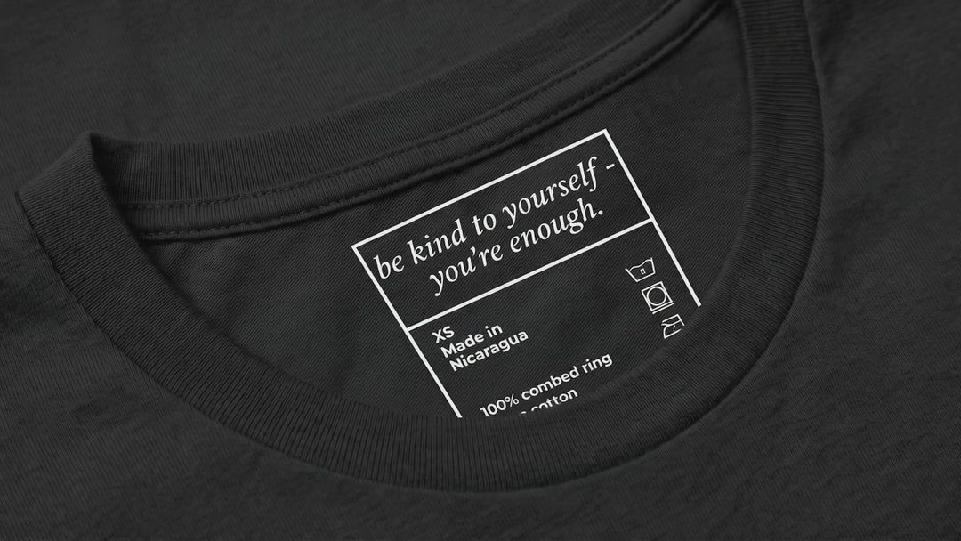 good game. embroidered tee - Black