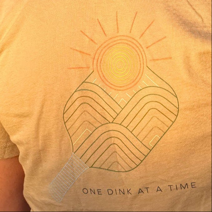 "One Dink at a Time" Cotton T-Shirt